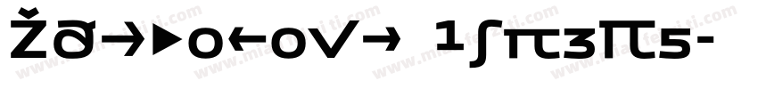 ZupraSans BoldLf字体转换